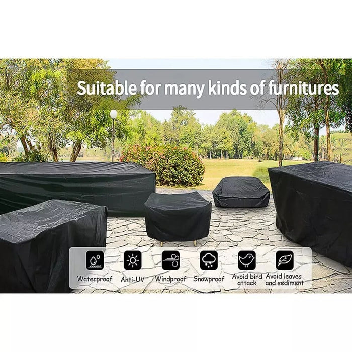 72 Sizes Outdoor Patio Garden Black Furniture Waterproof