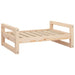 Dog Bed 75.5x55.5x28 Cm Solid Pine Wood Nxoaii