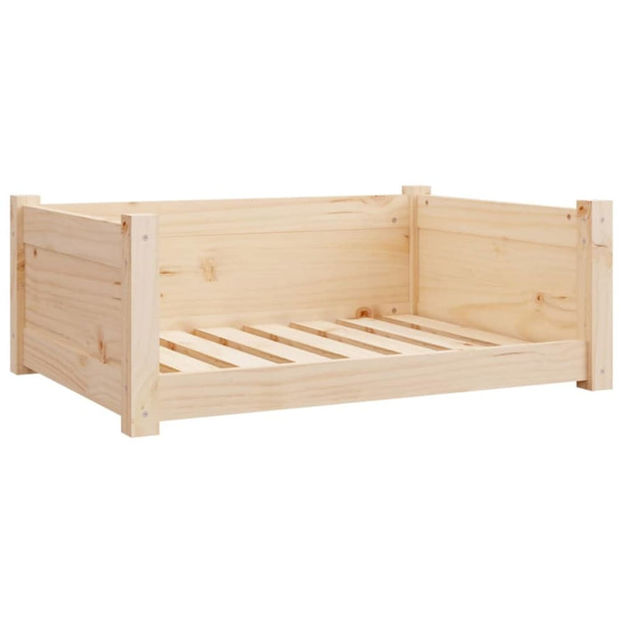 Dog Bed 75.5x55.5x28 Cm Solid Pine Wood Nxoapx