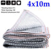 75% Shading Rate Aluminum Foil Sunshade Net Uv Proof Garden