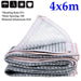 75% Shading Rate Aluminum Foil Sunshade Net Uv Proof Garden