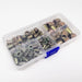 75pcs Mix Size Insert Nut Set Kit For Furniture M4 M5 M6 M8