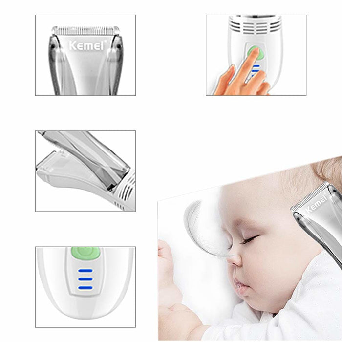 Km-79 Vacuum Haircut Kit Mute Sleep Baby Cordless Hair