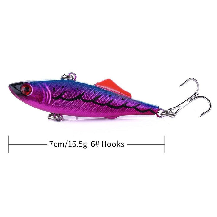 7cm 16.5g Full Swimming Layer Vib Plastic Fish Bait