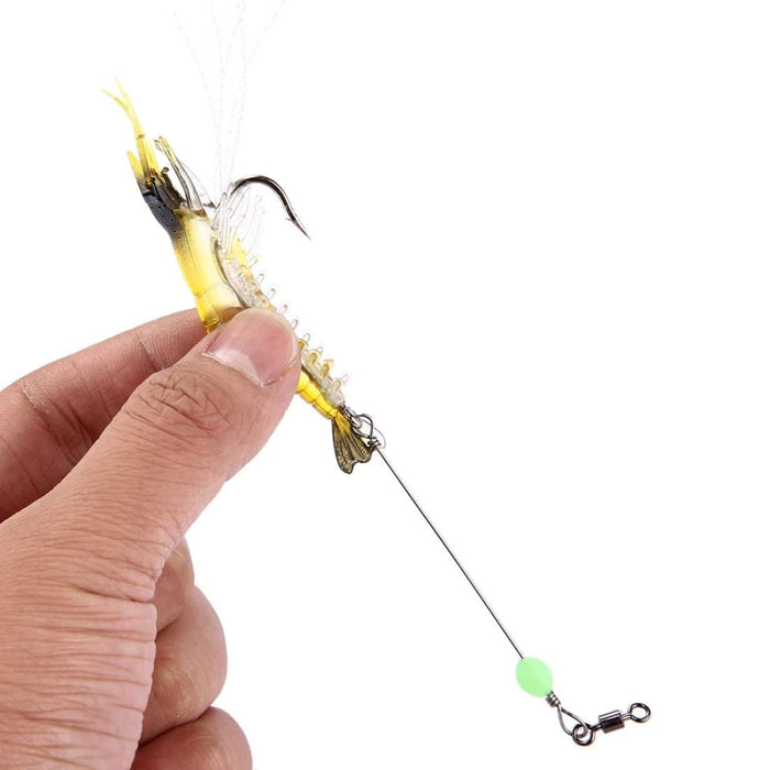 7cm Luminous Shrimp Fishing Lures With Hook