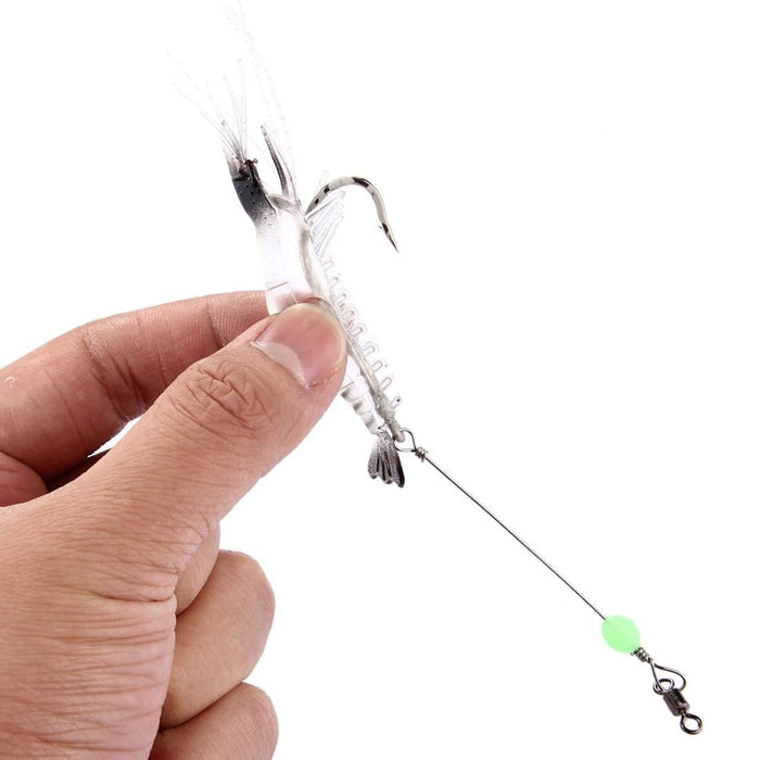 7cm Luminous Shrimp Fishing Lures With Hook