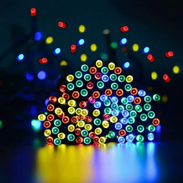 7m 50 Led Solar Waterproof String Fairy Lights For Garden