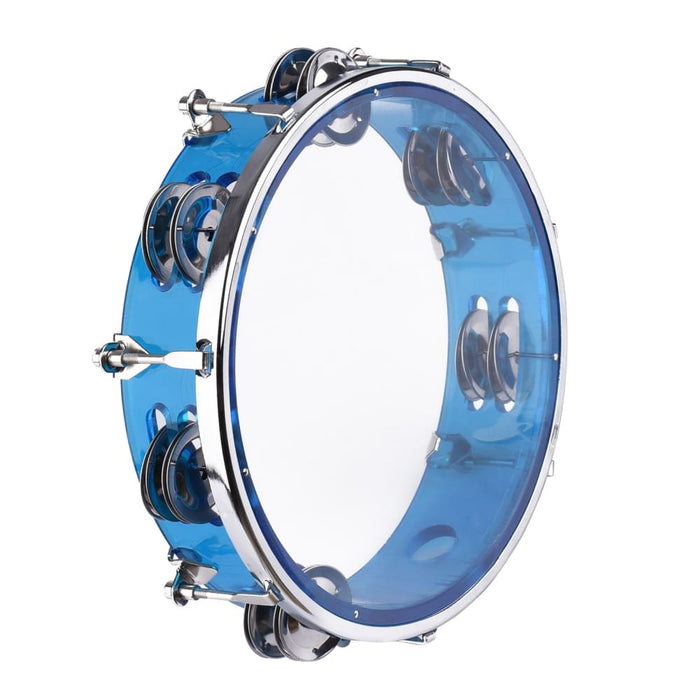 8 10inch Tambourine Handbell Hand Drum With Double Row