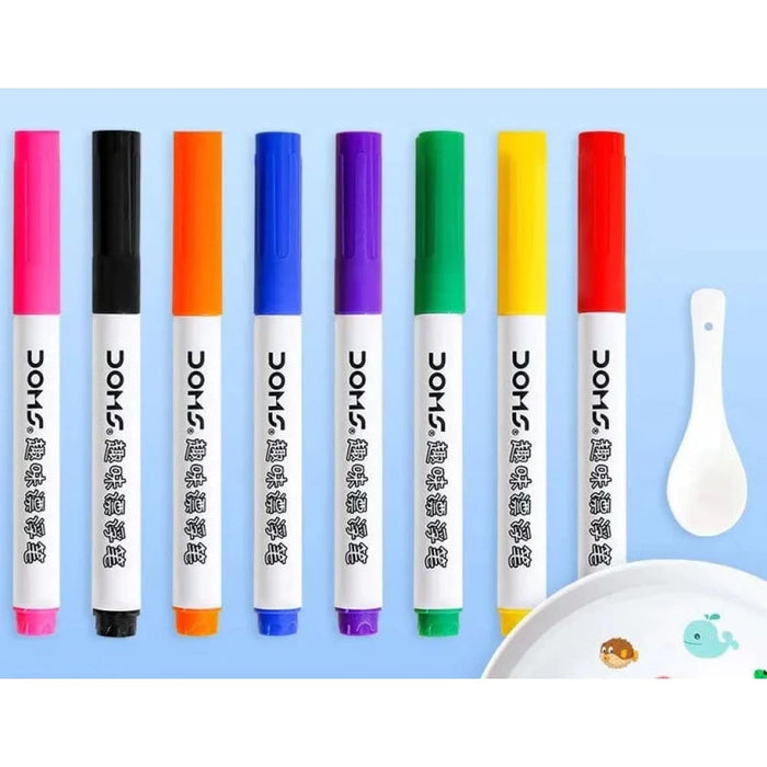 8 Colour Magical Water Painting Pen For Kids With Spoon