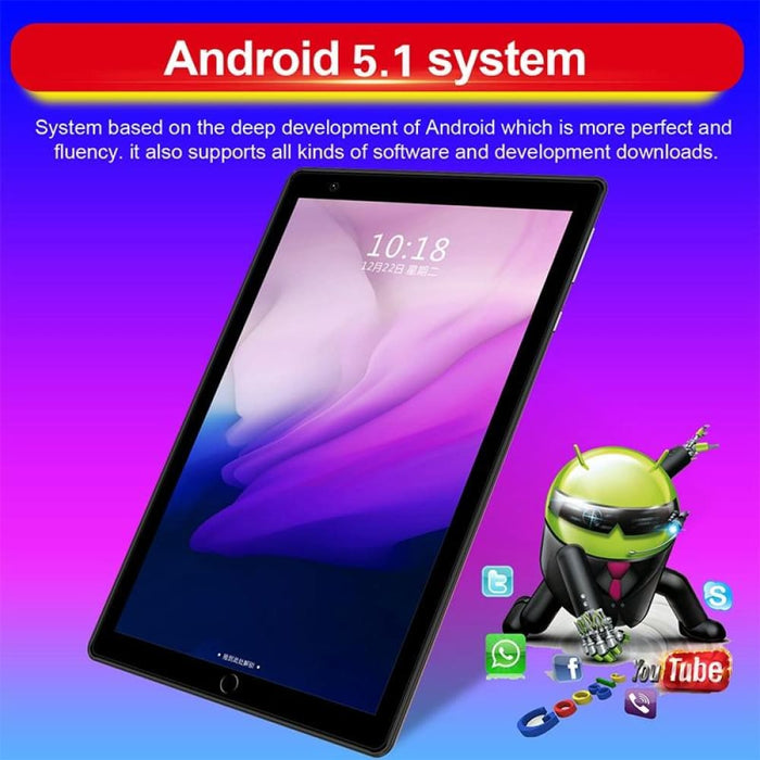 8 Inch 3g Tablet 1gb 16gb Android 5.1 Octa Core Dual Sim