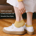 8 Pairs Of Simple Fashion Low Cut Socks Spring/summer