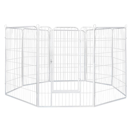 8 Panel 40’’ Pet Dog Playpen Puppy Exercise Cage