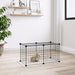 8-panel Pet Cage Black 35x35 Cm Steel Tooabak