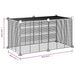 8-panel Pet Cage Black 35x35 Cm Steel Tooabpx