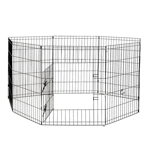 8 Panel Playpen Puppy Exercise Fence Cage Enclosure Pets