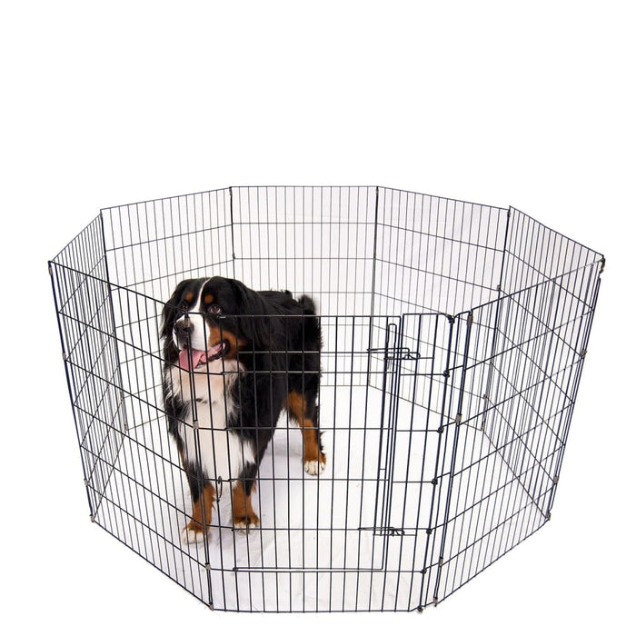 8 Panel Playpen Puppy Exercise Fence Cage Enclosure Pets