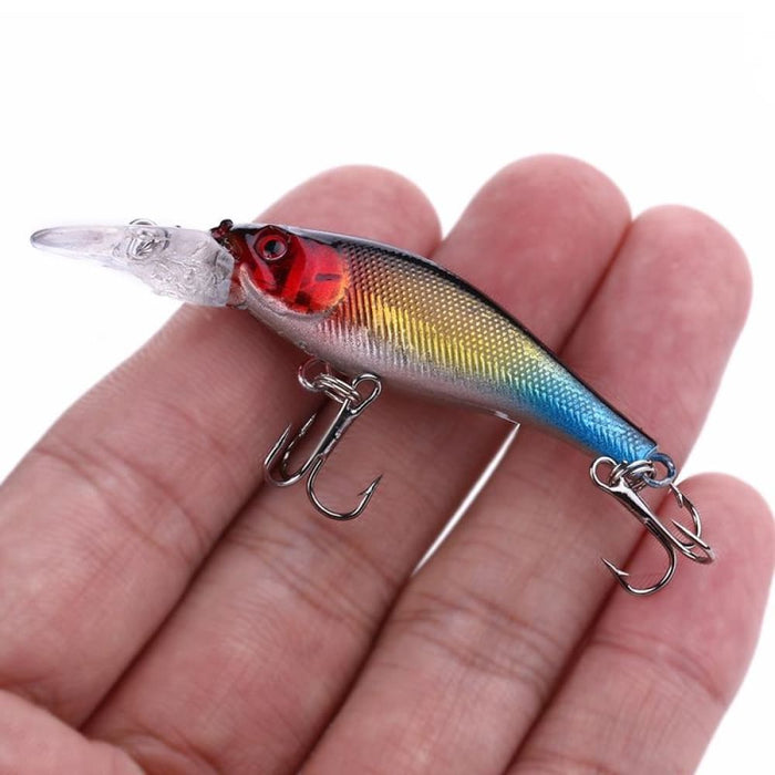 8 Piece Mino Floating Fishing Lures Set