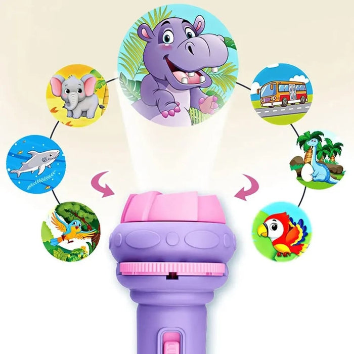 80 Pattern Projection Flashlight For Kids