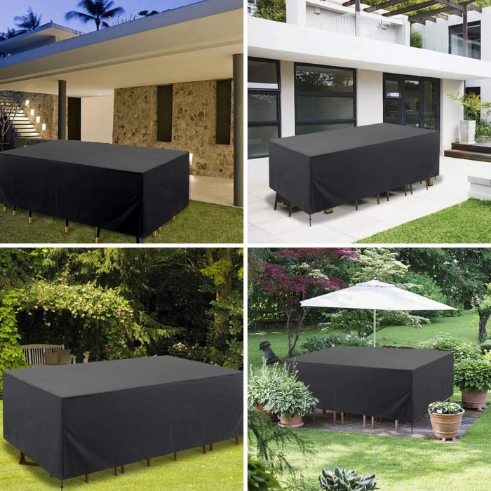 80 Sizes Black Outdoor Patio Garden Furniture Covers Rain