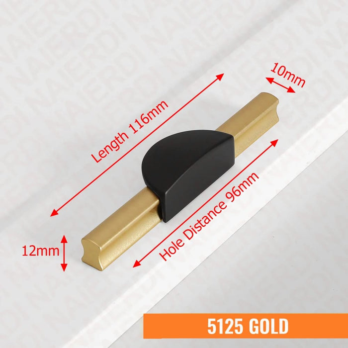 800mm Gold Aluminum Kitchen Handles