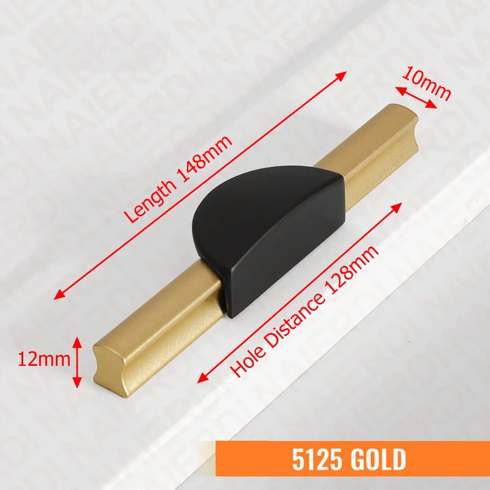 800mm Gold Aluminum Kitchen Handles