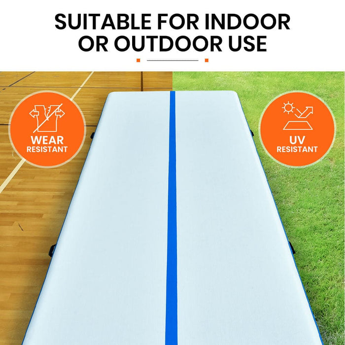 800x100x20cm Inflatable Air Track Mat Tumbling Gymnastics