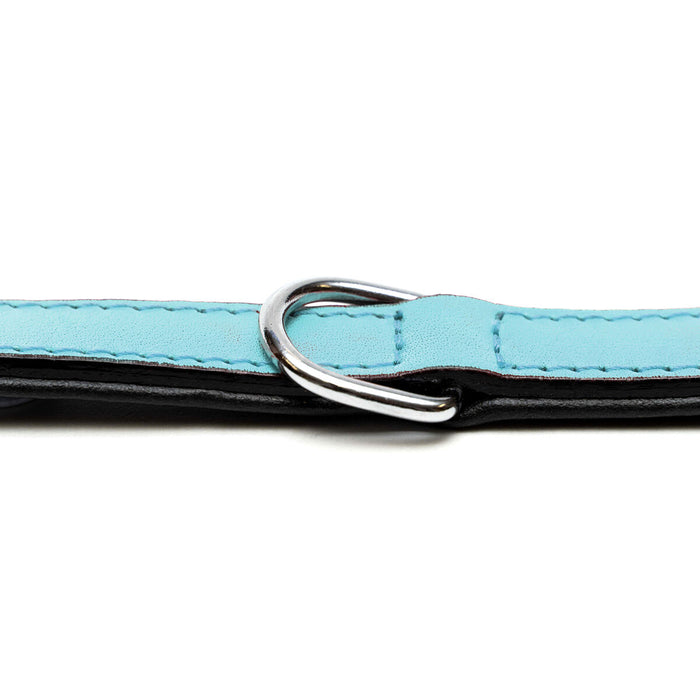 Dog Collar By Gloria 30 cm Padded Leather Blue