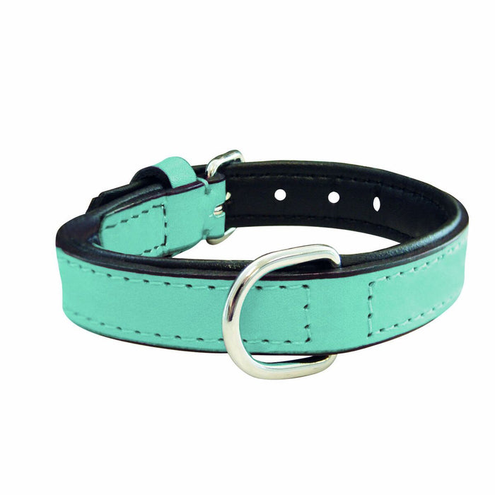 Dog Collar By Gloria 30 cm Padded Leather Blue