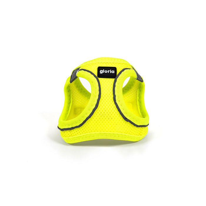 Dog Harness By Gloria Trek Star Yellow Xs