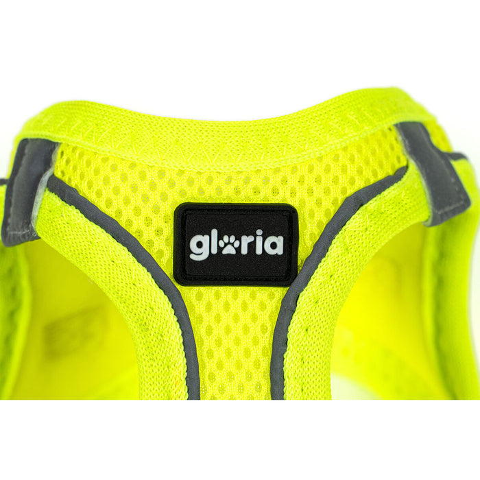 Dog Harness By Gloria Trek Star Yellow Xs