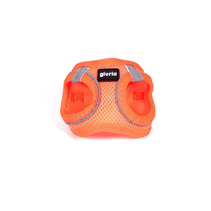 Dog Harness By Gloria Trek Star Orange Xs