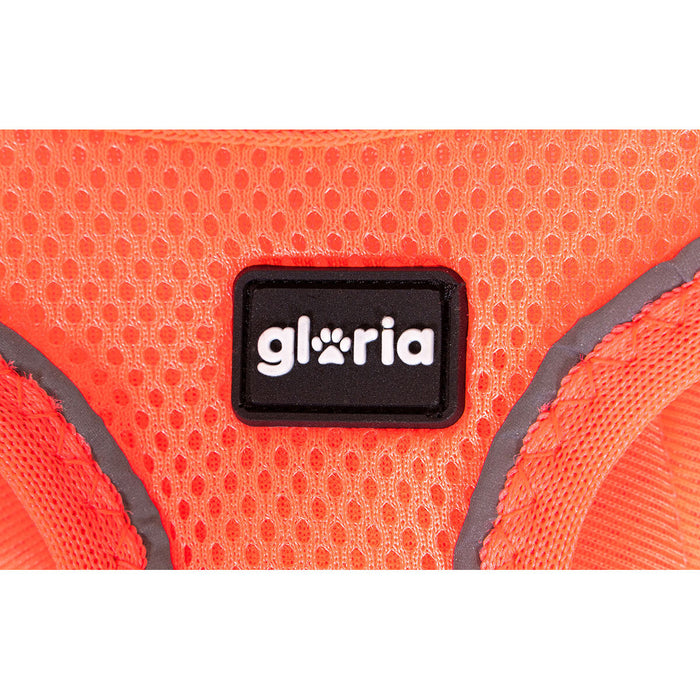 Dog Harness By Gloria Trek Star Orange Xs