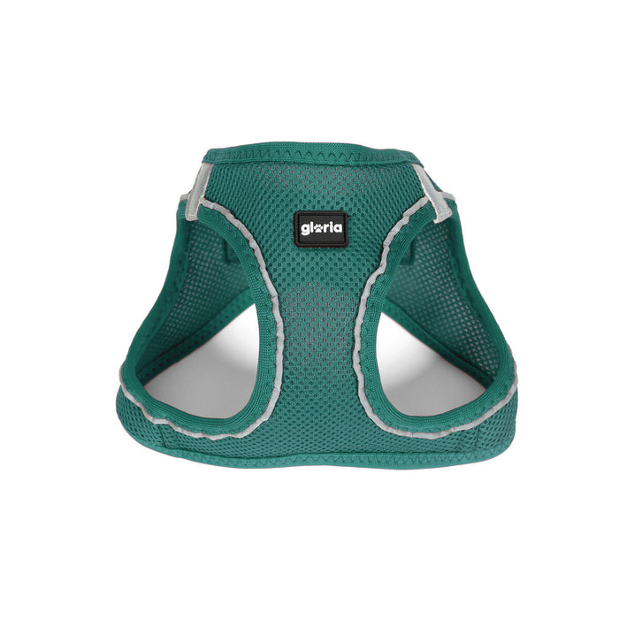 Dog Harness By Gloria Trek Star Turquoise S