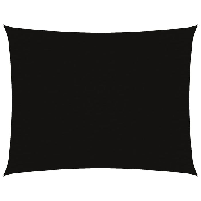 Sunshade Sail Oxford Fabric Rectangular 3X6 M Black Otpilt