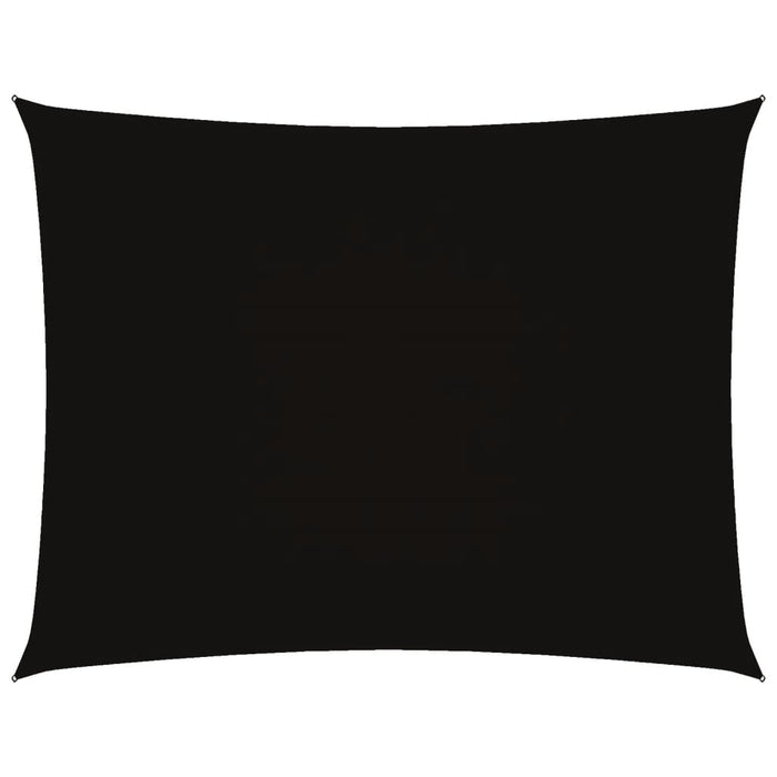 Sunshade Sail Oxford Fabric Rectangular 3.5X5 M Black Otpilp