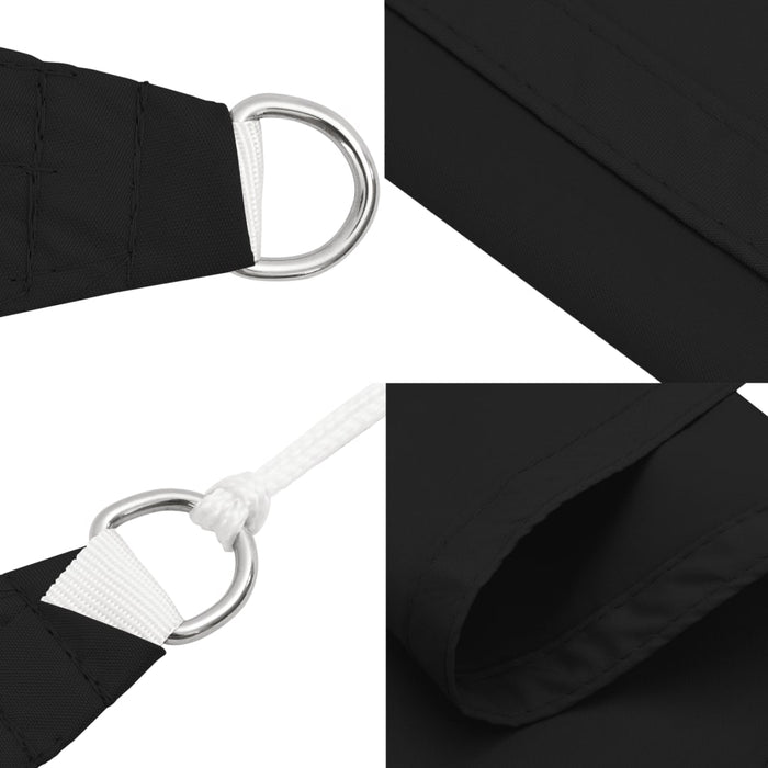 Sunshade Sail Oxford Fabric Rectangular 4X5 M Black Otpill