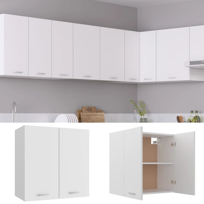 Hanging Cabinet White 60X31X60 Cm Engineered Wood Nboxln