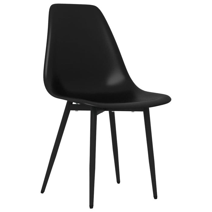 Dining Chairs 6 Pcs Black Pp Tbnxtax