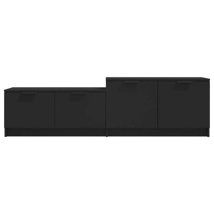 Tv Cabinet Black 158.5X36X45 Cm Engineered Wood Nooanp