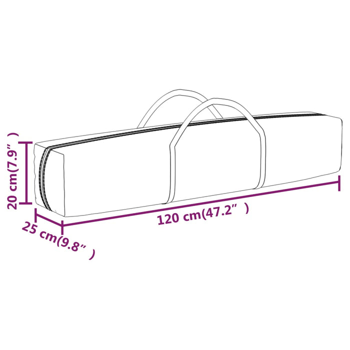 Folding Party Tent Taupe 2X2 M Ktakn