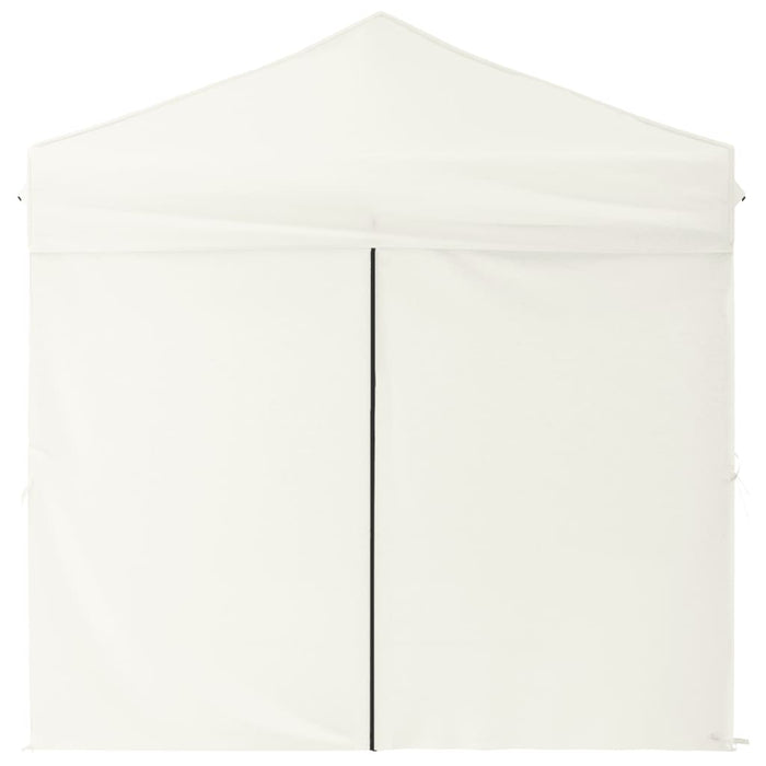 Folding Party Tent With Sidewalls Cream 2X2 M Ktpbo