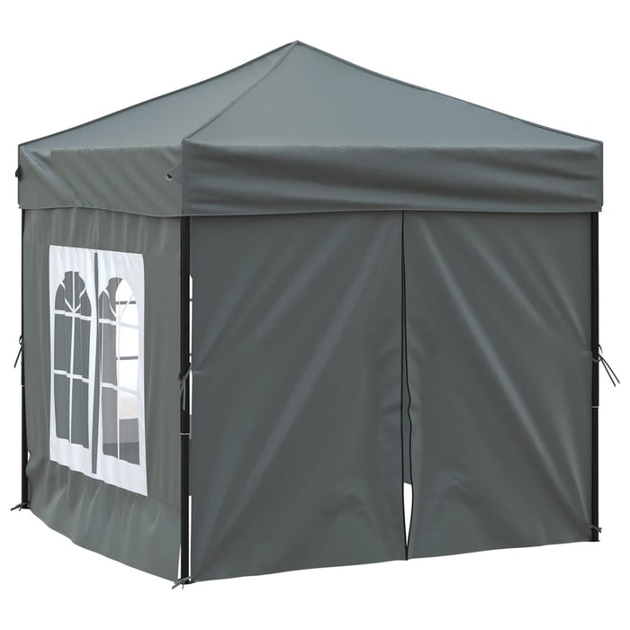 Folding Party Tent With Sidewalls Anthracite 2X2 M Ktpbx