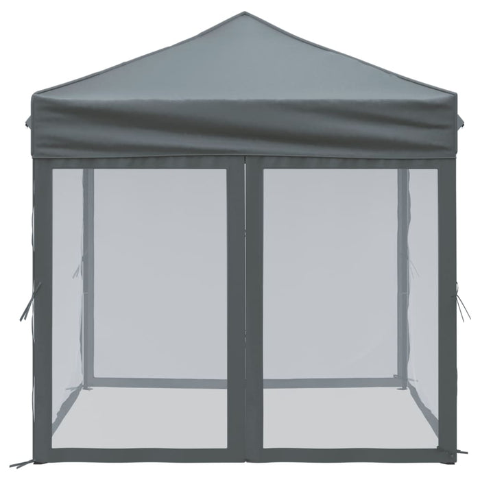 Folding Party Tent With Sidewalls Anthracite 2X2 M Ktpbk