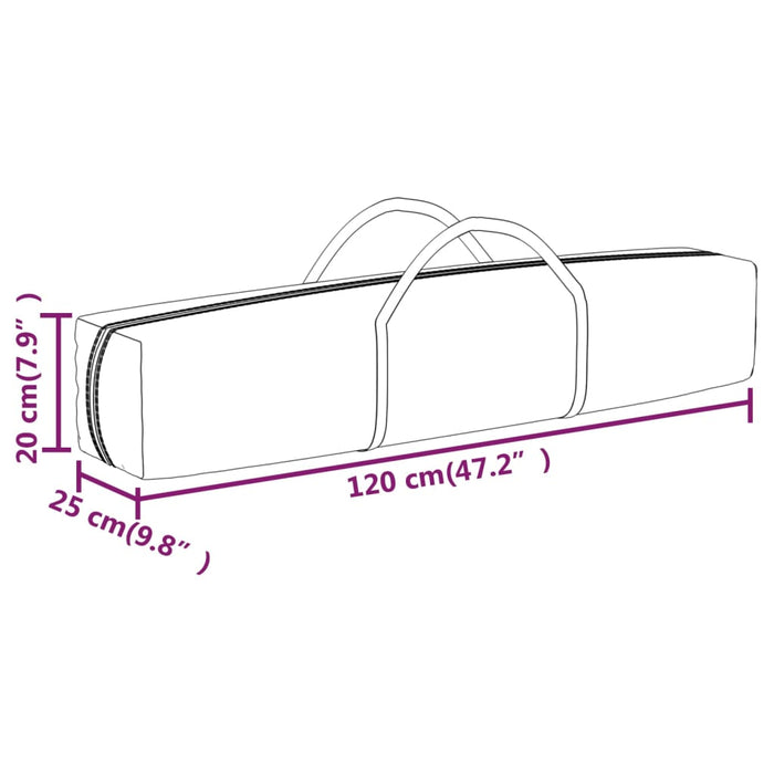 Folding Party Tent Cream 3X3 M Ktpop