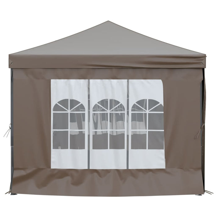 Folding Party Tent With Sidewalls Taupe 3X6 M Ktpai