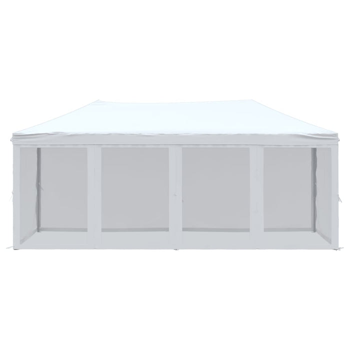 Folding Party Tent With Sidewalls White 3X6 M Ktppx