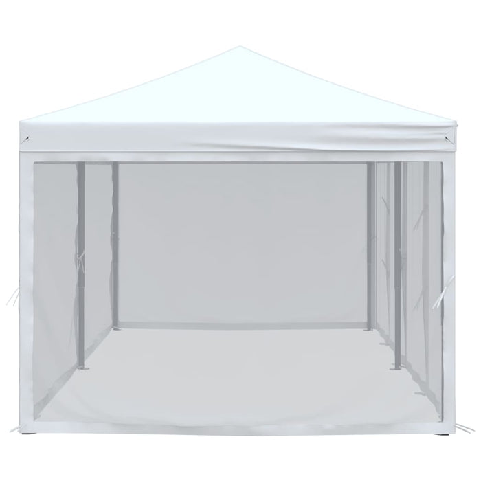 Folding Party Tent With Sidewalls White 3X6 M Ktppx