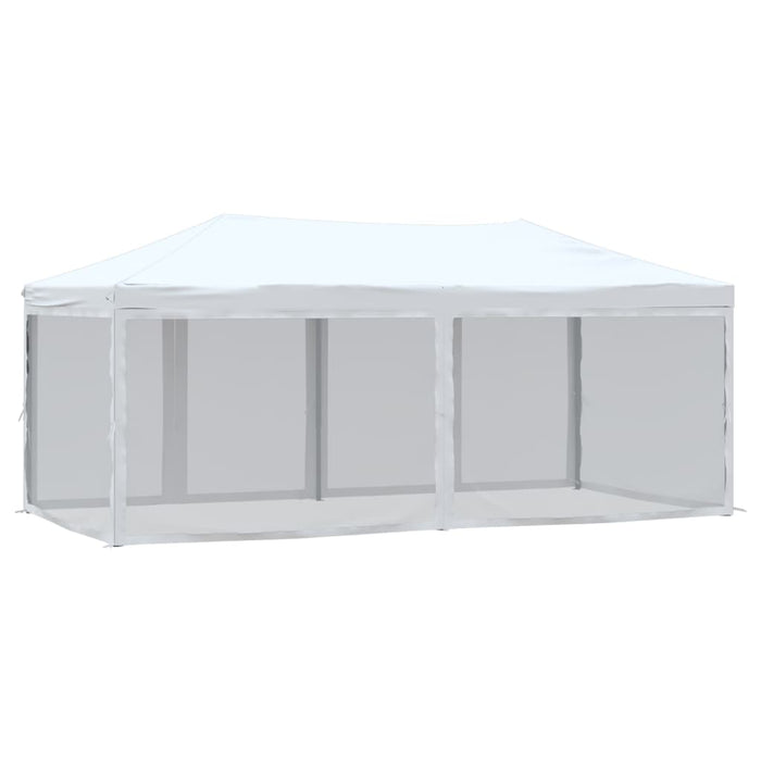 Folding Party Tent With Sidewalls White 3X6 M Ktppx