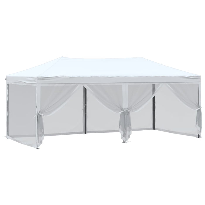 Folding Party Tent With Sidewalls White 3X6 M Ktppx