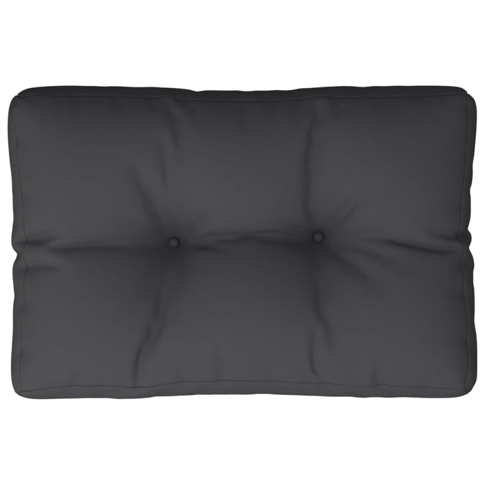 Pallet Cushion Black 50X40X12 Cm Fabric Tlbpax